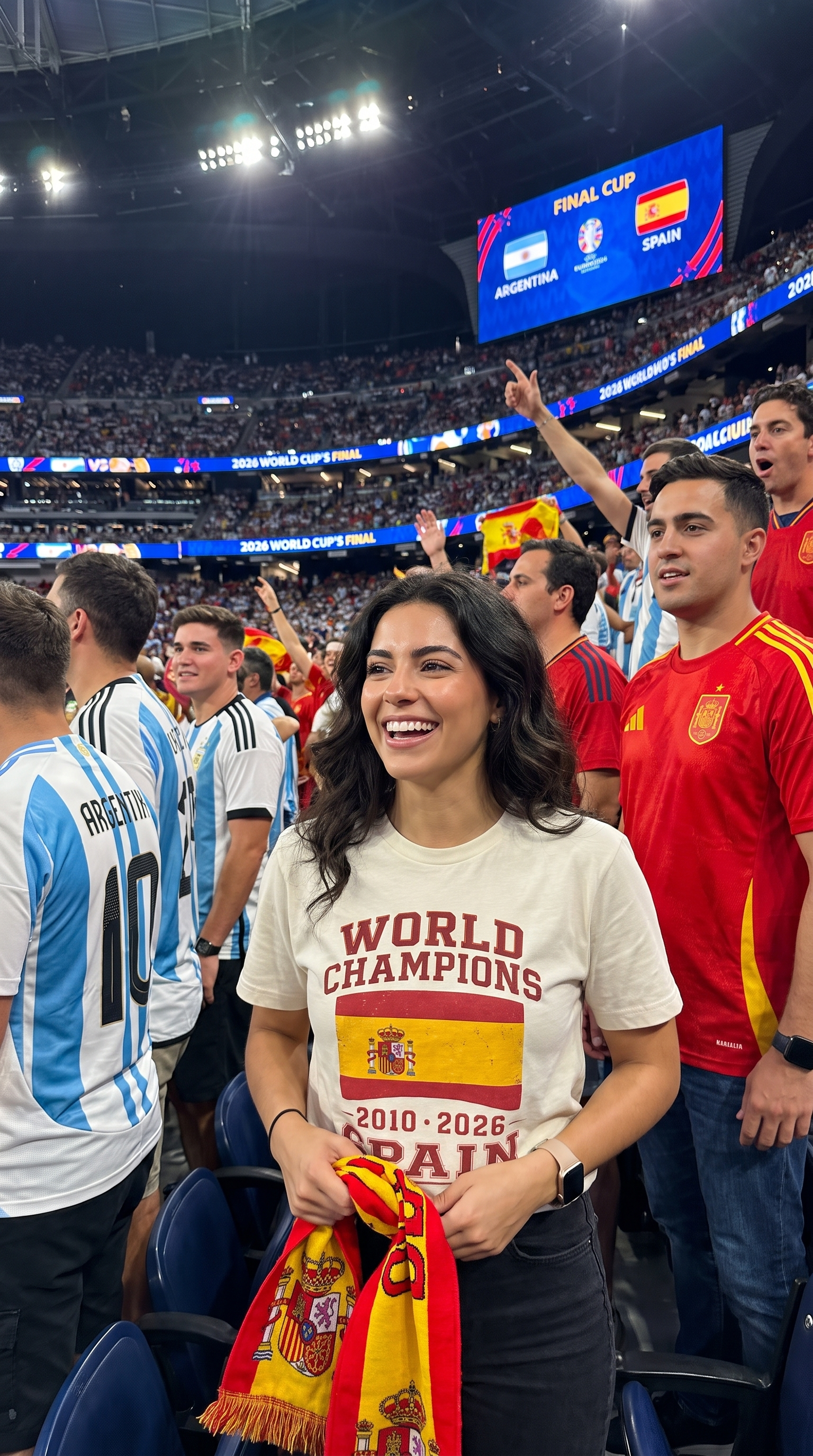 World Champions Spain T-Shirt | Spain Flag Soccer 2010-2026